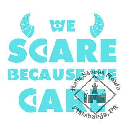 Monsters Inc We Scare Because We Care Decal Sticker - image4